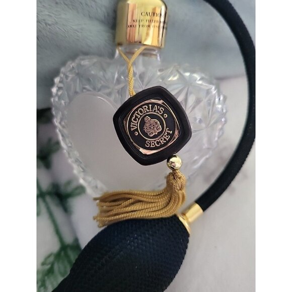 Victoria's Secret Heart Shape Embossed Perfume  Bottle Atomizer  (empty). - Picture 3 of 4